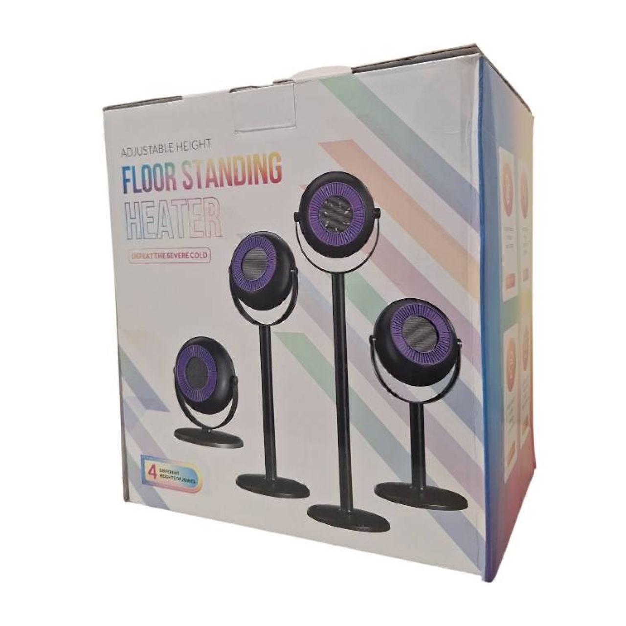 بخاری برقی ایستاده فن‌دار LKS-800 تنظیم ارتفاع